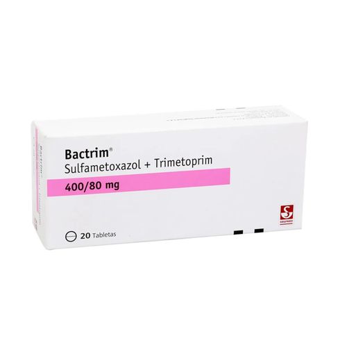 Antibiótico Bactrim 400/80Mg Caja X 20 Tabletas
