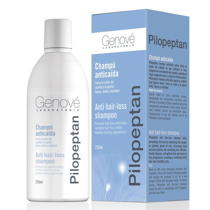 Shampoo Anticaída Pilopeptan Frasco X 250 Ml