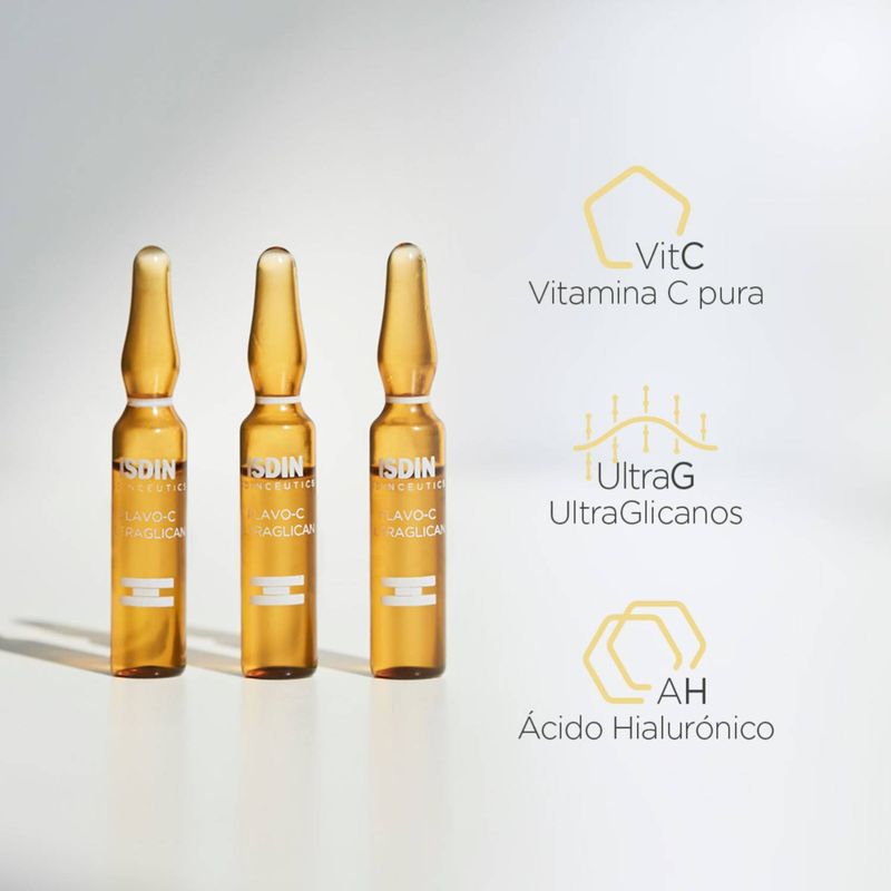 Serum Isdin Flavo-C Ultraglican 10 Ampollas
