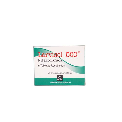 Larvisol Nitazoxanida 500 Mg Caja X 6 Tabletas Armofar
