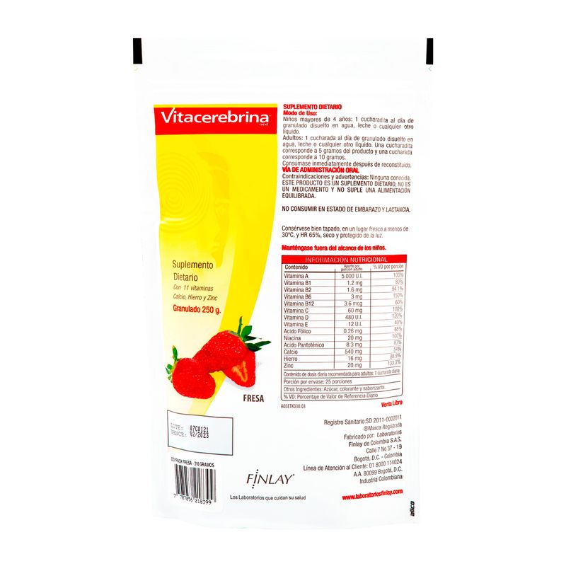 vitacerebrina-granulado-sabor-fresa-extra-doypack-250gr---60gr-finlay