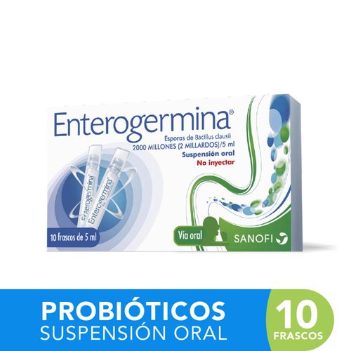 Enterogermina Bebibles Caja X 10 Ampolla Solución Oral Opella