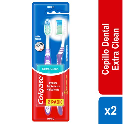 Cepillo De Dientes Colgate Extra Clean Firme 2X1 Precio Especial