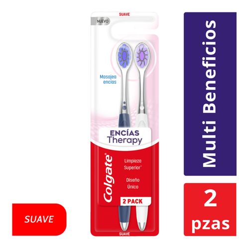 Cepillo De Dientes Colgate Therapy 2 Unidades
