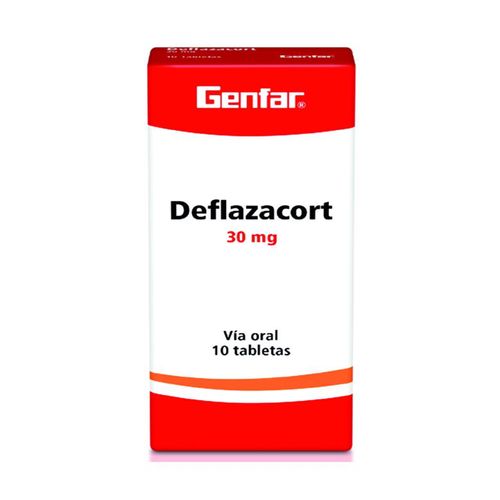 Oferta Deflazacort 30 Mg Caja X 10 Tableta Genfar 2 + 1