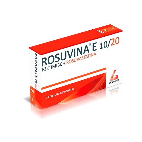 Rosuvina E 10 Mg/20 Mg Caja X 30 Tableta Recubierta
