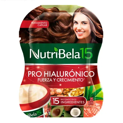 Tratamiento Capilar Nutribela Prohialuronico Caja X 12 Sobres