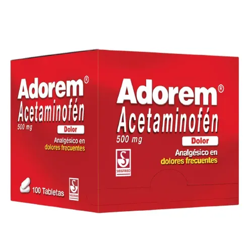 Adorem 500 Mg Pague 100 Lleve 140 Tabletas