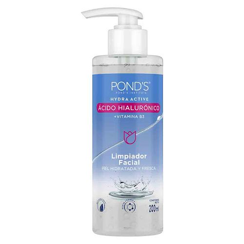 Limpiador Facial Ponds Acido Hialuronico Frasco X 200 Ml