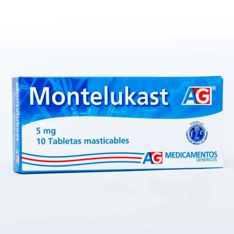 Montelukast 5 Mg Caja X 10 Tabletas Mast Last