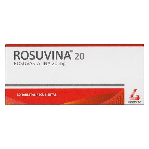 Rosuvastatina 20 Mg Caja X 30 Tabletas Recubiertas