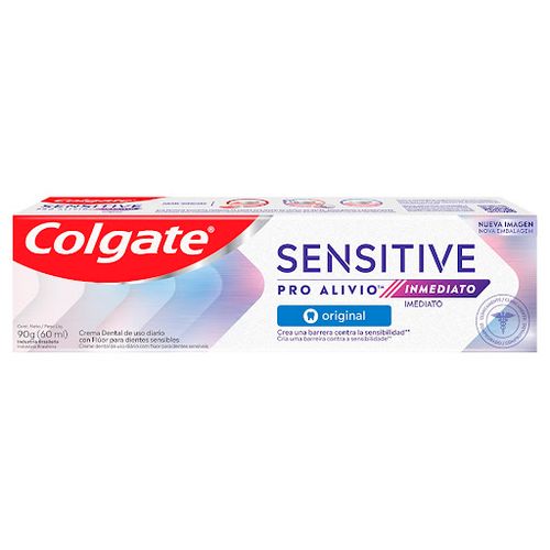 Crema Dental Colgate Sensitive Pro Alivio Inmed Original Frasco X 60 Gr