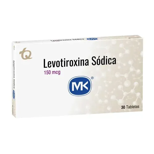 Levotiroxina 150 Mcg Caja X 30 Tabletas Mk
