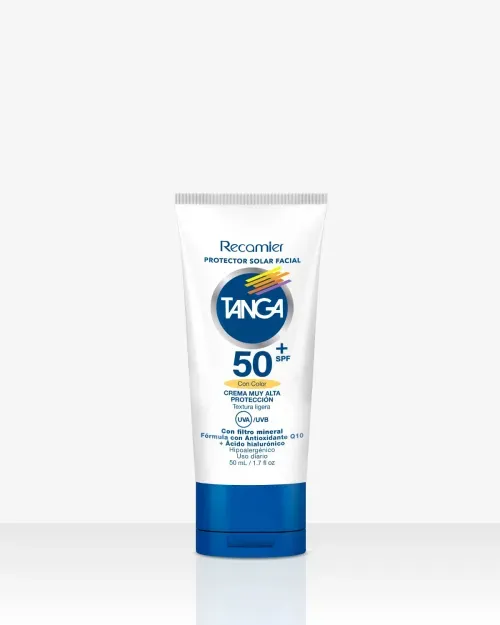 Bloqueador Tanga Spf 50 Facial Mineral Frasco X 50 Gr