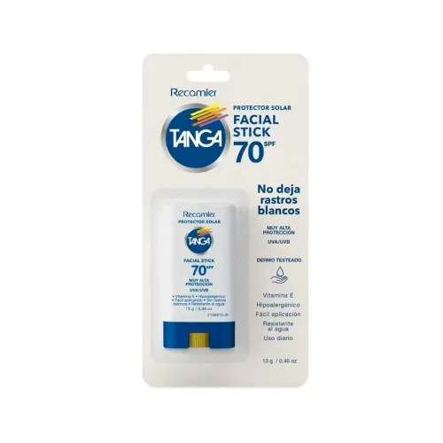 Bloqueador Tanga Spf 70 Barra Stick Kids Frasco X 13 Gr
