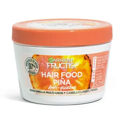 Mascarilla Garnier Fructis Piña Anti-Quiebre Tarro X 350 Ml