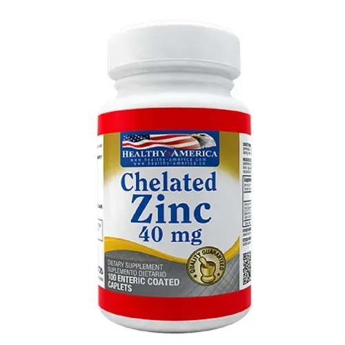 Chelated Zinc 40 Mg Caja X 100 Tabletas