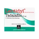 Lentidyl 20 Mg Caja X 4 Tabletas Recubiertas