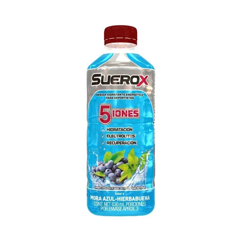 Suerox Adult 5Iones Mora Azul 630ml 11+1