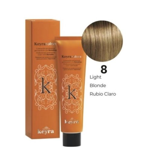 Tinte Keyra Rubio Claro 8 X 100 Ml Bigen