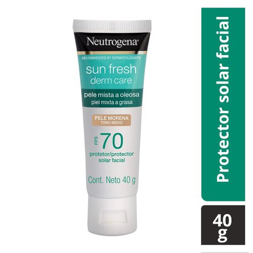 Protector Solar Neutrogena Fps 70 Tono Medio 40G