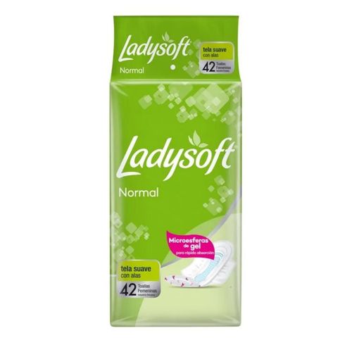 Toallas Higiénicas Normal Con Alas Paquete X 42 Unidades Softys