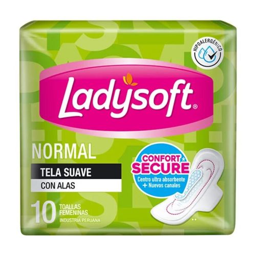 Toallas Higiénicas Normal Paquete X 10 Unidades Softys