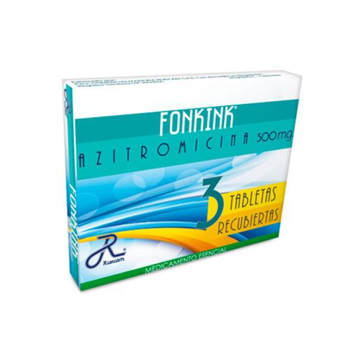 Fonkink 500 Mg Caja X 3 Tabletas Ruecam