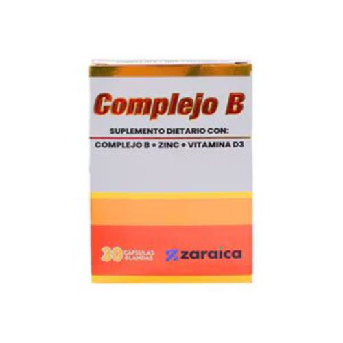 Complejo B + Zinc + Vitamina D3 Caja X 30 Caps