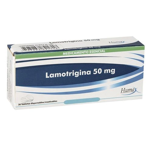 Lamotrigina 50 Mg Caja X 30 Tabletas Humax Humax