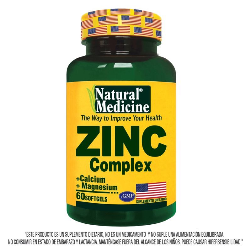 Zinc Complex Natural Medicine x60 Cápsulas