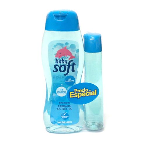Shampoo Baby Soft Nutritivo 400Ml + 200Ml