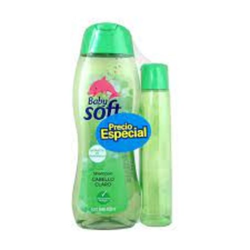 Shampoo Baby Soft Cabello Claro 400Ml + 200Ml