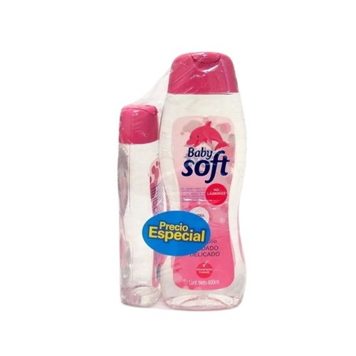 Shampoo Baby Soft Cuidado Delicado 400Ml + 200Ml