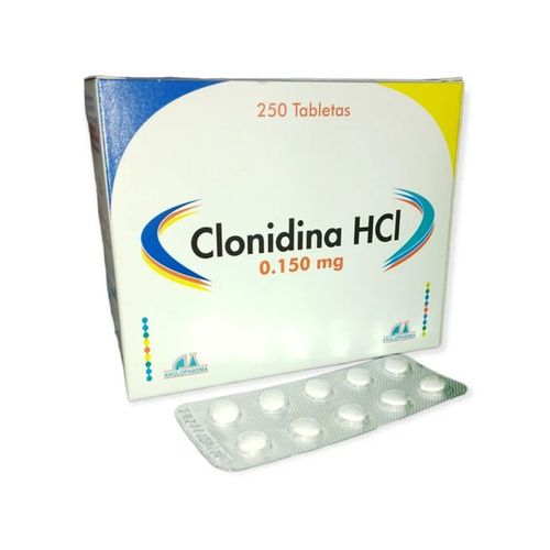 Clonidina Clorhidrato 0.150 Mg Caja X 250 Tablas