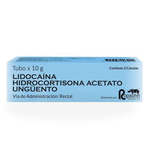 Lidocaína + Hidrocortisona + Acetato Ungüento X 10G