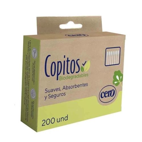Copitos Cero Biodegradable Caja X 200 Unidades Cero