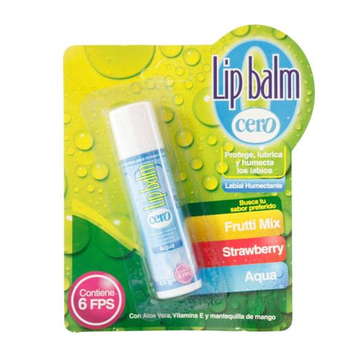 Labial Lip Balm Aqua X 4,4 G Cero