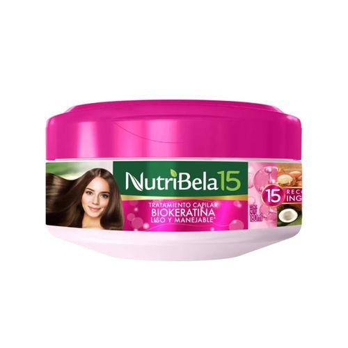 Tratamiento Capilar Nutribela Biokeratina Frasco X 180 Ml
