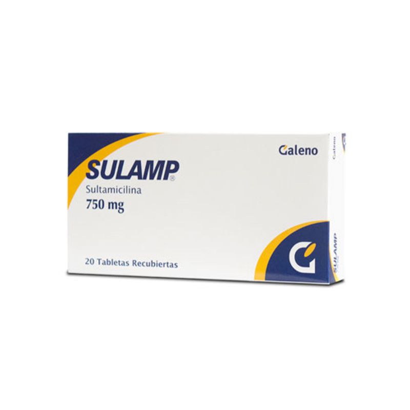 Sulamp 750 Mg Caja X 20 Tabletas Bussie