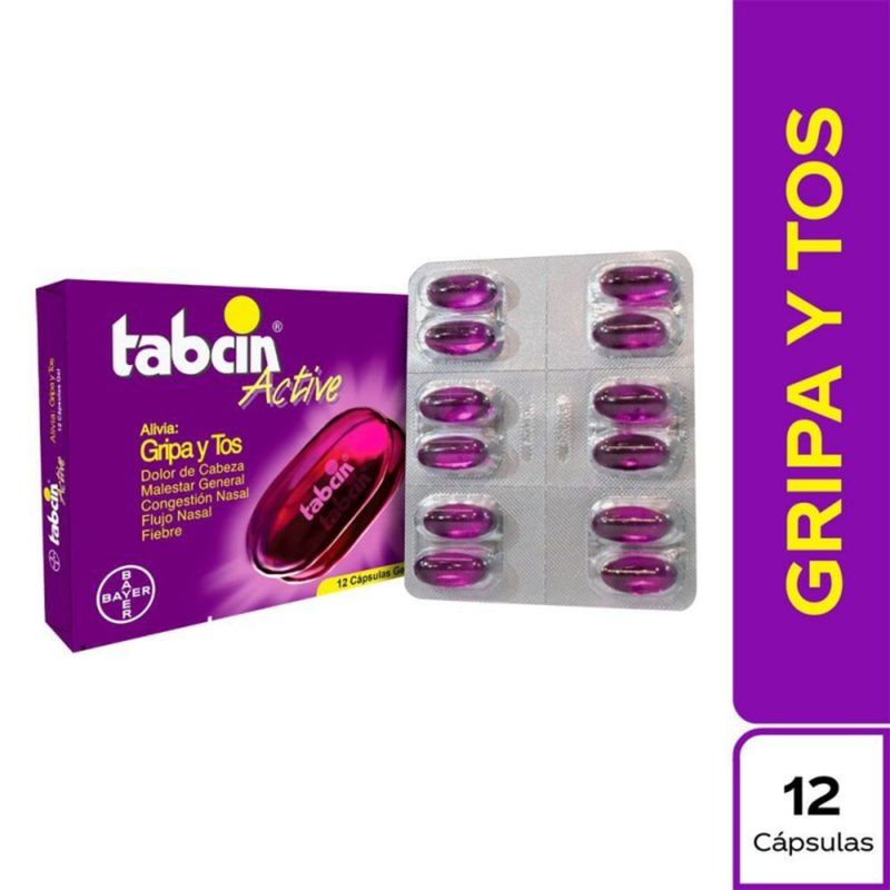 Tabcin Active Caja X 12 Cápsulas Bayer