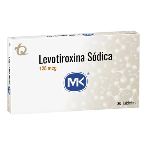 Levotiroxina 125 Mcg Caja X 30 Tabletas Tq