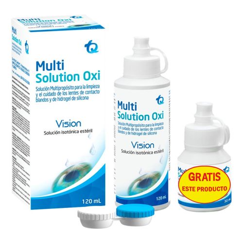Multi Solucion Oxi Frasco X 120 Ml+30 Ml Tq