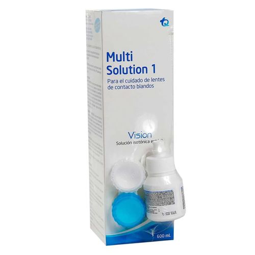 Pack Multisol 1 Frasco X 600 Ml + 30 Ml + Estuche Tq