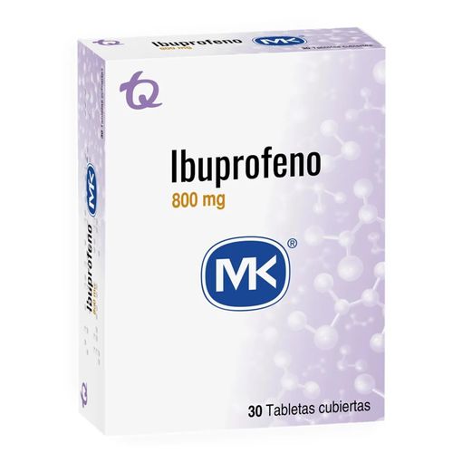 Ibuprofeno 800 Mg Caja X 30 Tabletas Mk