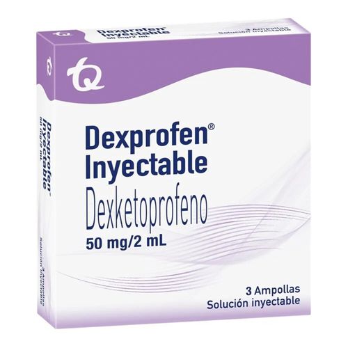 Dexprofen Inyección Caja X 3 Ampollas Tq
