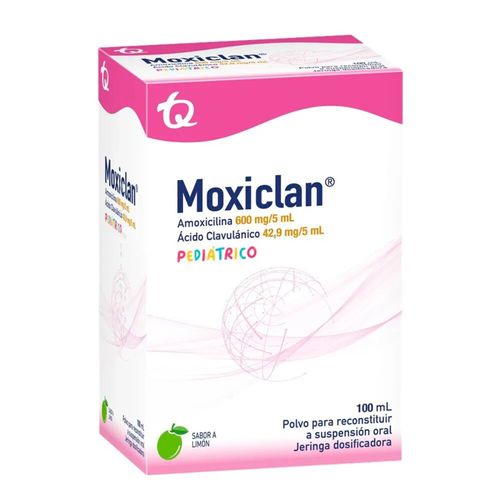 Moxiclán 600 Mg/42.9 Mg Frasco X 100 Ml Tq