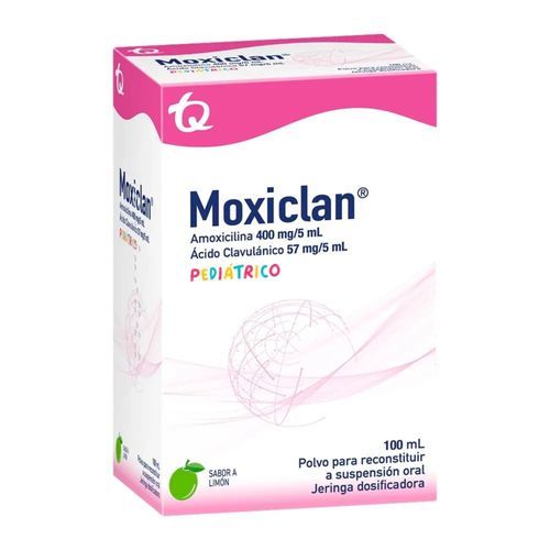 Moxiclán 400 Mg/57 Mg Frasco X 100 Ml Tq