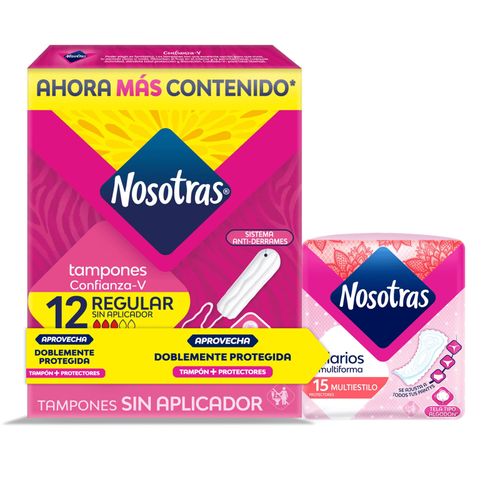 Tampones Nosotras Dig Regular 12 Und Oferta 15