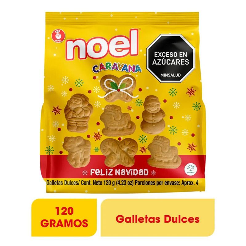 Noel Caravana Navidad Galletas 120 Gr